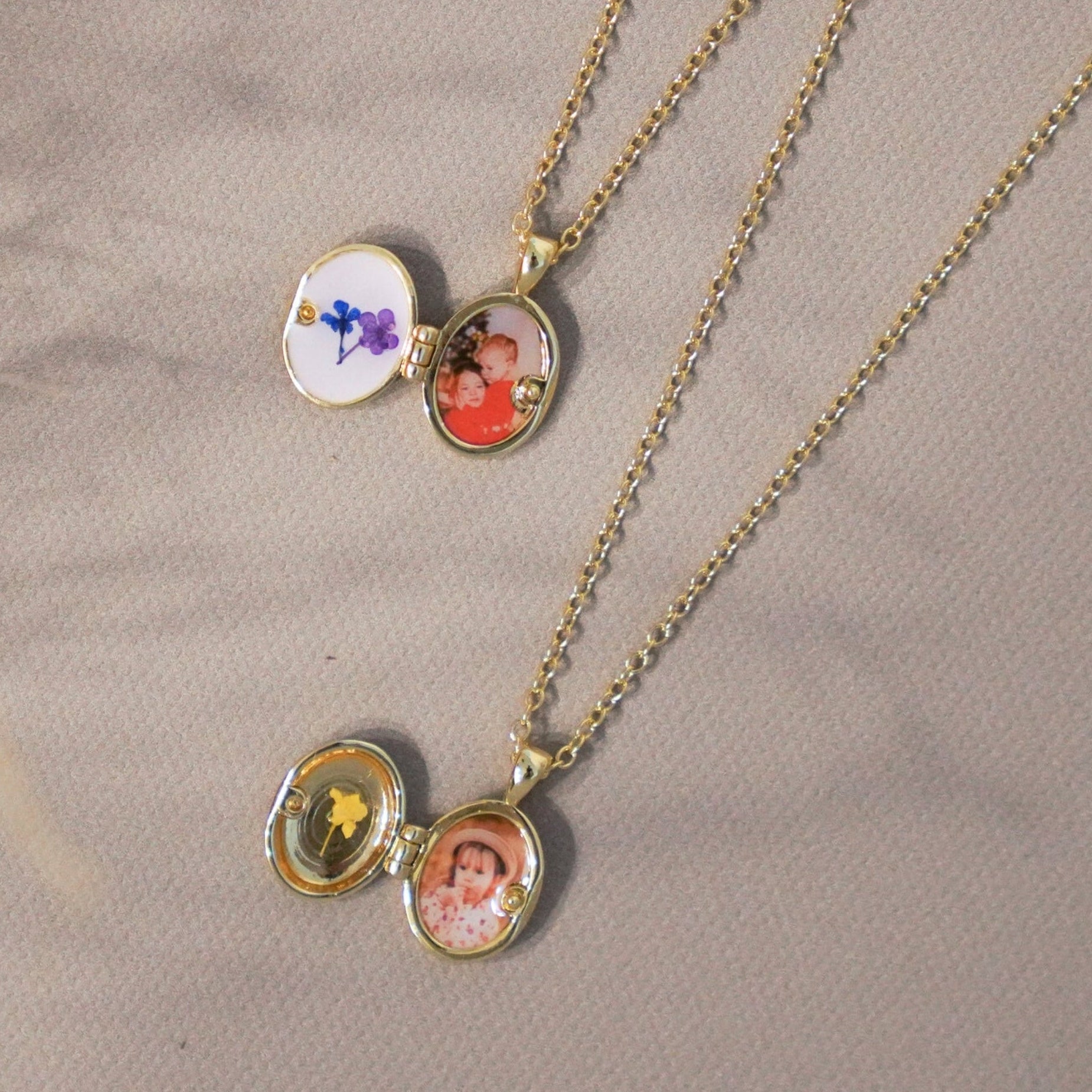 Mini Birth Flower Locket